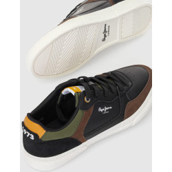 ZAPATILLA PEPE JEANS KENTON MASTERLOW NEGRO