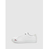 ZAPATILLA TOMMY HILFIGER THICK VULC LOW PREMIUM LTH BLANCO
