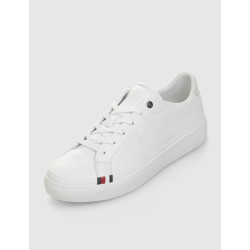 ZAPATILLA TOMMY HILFIGER THICK VULC LOW PREMIUM LTH BLANCO