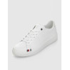 ZAPATILLA TOMMY HILFIGER THICK VULC LOW PREMIUM LTH BLANCO