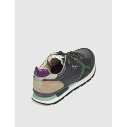 ZAPATILLA PEPE JEANS BRIT PRINTS VERDE