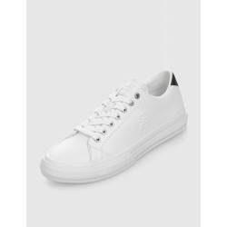 ZAPATILLA TOMMY HILFIGER HI VULC STREET LOW LTH ESS BLANCO