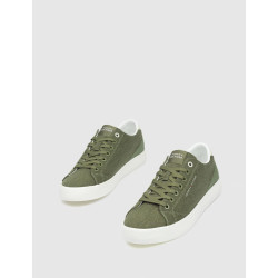 ZAPATILLA URBANA TOMMY HILFIGER TH HI VULC LOW SUMMER CVS VERDE
