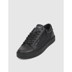 ZAPATILLA URBANA CALVIN KLEIN LOW TOP LACE UP W/ZIP MONO NEGRO