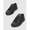 ZAPATILLA URBANA CALVIN KLEIN LOW TOP LACE UP W/ZIP MONO NEGRO