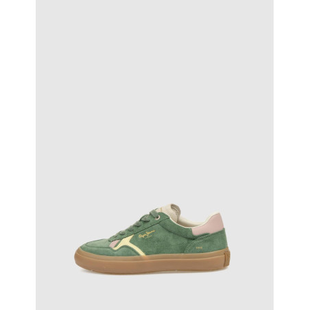 ZAPATILLA PEPE JEANS TRAVIS RETRO VERDE