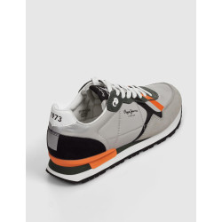 ZAPATILLA PEPE JEANS BRIT ROAD M GRIS