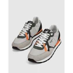 ZAPATILLA PEPE JEANS BRIT ROAD M GRIS