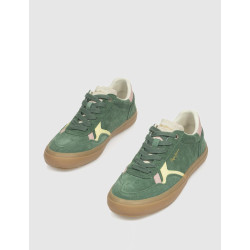 ZAPATILLA PEPE JEANS TRAVIS RETRO VERDE