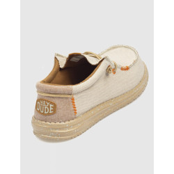 ZAPATILLA DUDE WALLY COASTLINE JUTE PLATA