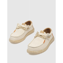 ZAPATILLA DUDE WALLY COASTLINE JUTE PLATA