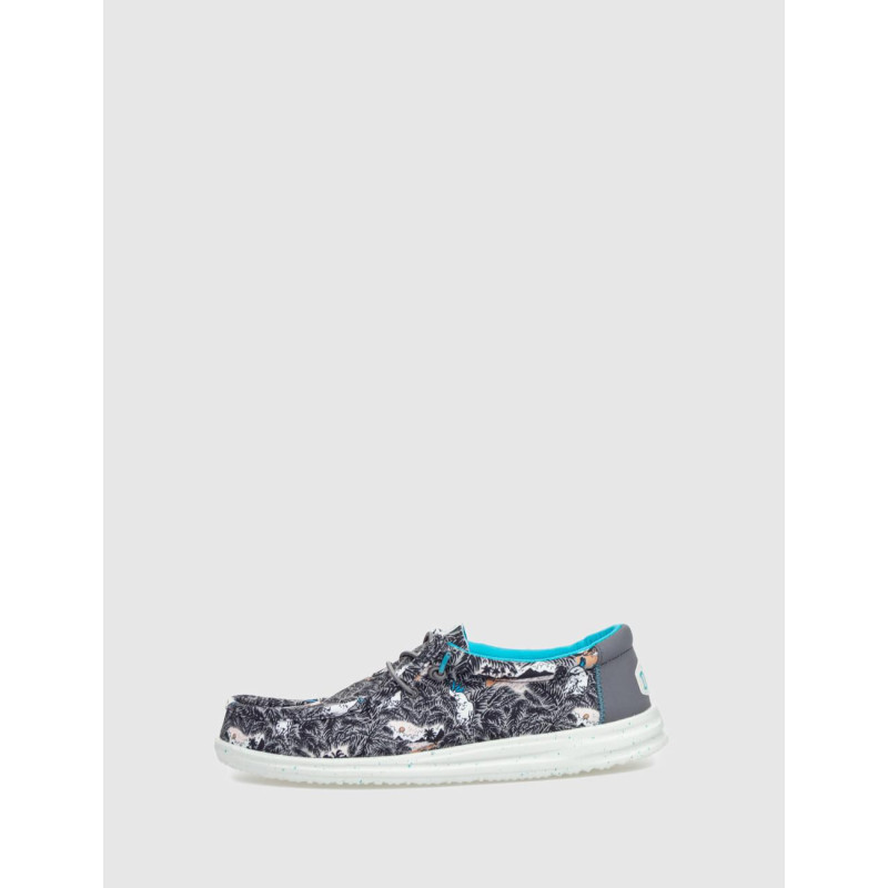 ZAPATILLA DUDE WALLY H20 TROPICAL NEGRO