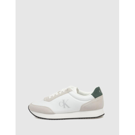 ZAPATILLA CALVIN KLEIN RETRO RUNNER ICONIC SNK BLANCO