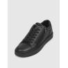ZAPATILLA CALVIN KLEIN LOW TOP LACE UP W/ZIP MONO NEGRO