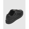 ZAPATILLA CALVIN KLEIN LOW TOP LACE UP W/ZIP MONO NEGRO