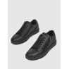 ZAPATILLA CALVIN KLEIN LOW TOP LACE UP W/ZIP MONO NEGRO