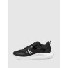 ZAPATILLA CALVIN KLEIN EVA RUNNER LOW LACE ML MIX NEGRO