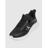 ZAPATILLA CALVIN KLEIN EVA RUNNER LOW LACE ML MIX NEGRO