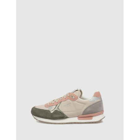 ZAPATILLA PEPE JEANS BRIT MIXT VERDE