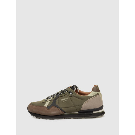 ZAPATILLA PEPE JEANS BRIT ROAD VERDE