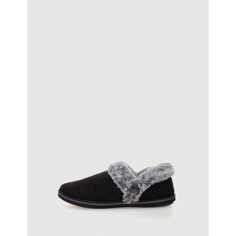 ZAPATILLA DE CASA SKECHERS COZY CAMPFIRE-FRESH TOAST NEGRO