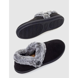 ZAPATILLA DE CASA SKECHERS COZY CAMPFIRE-FRESH TOAST NEGRO