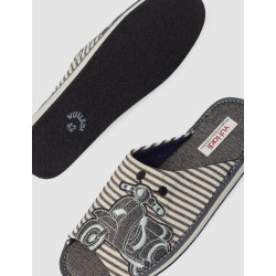 ZAPATILLA DE CASA VUL-LADI 2571-727 GRIS