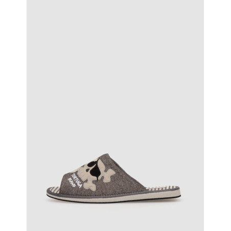 ZAPATILLA DE CASA VUL-LADI 2565-728 GRIS