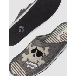 ZAPATILLA DE CASA VUL-LADI 2565-728 GRIS