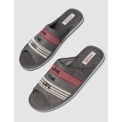 ZAPATILLA DE CASA VUL-LADI 2566-728 GRIS