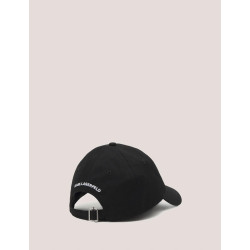 GORRA KARL LAGERFELD K/IKONIC 2.0 CAP NEGRO