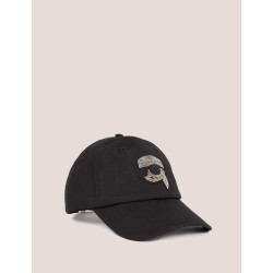 GORRA KARL LAGERFELD K/IKONIC 2.0 KARL RHNSTNS CAP NEGRO