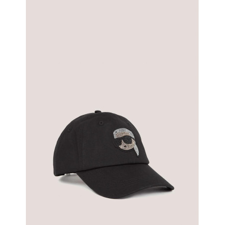 GORRA KARL LAGERFELD K/IKONIC 2.0 KARL RHNSTNS CAP NEGRO
