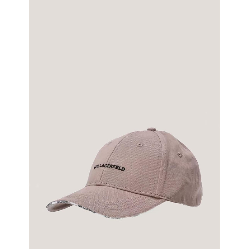 GORRA KARL LAGERFED K/ESSENTIAL LOGO CAP TAUPE