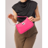 BOLSO KARL LAGERFELD K/IKONIK 2.0 NYLON SM ZIP SB FUXIA