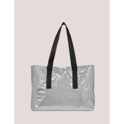BOLSO MUJER KARL LAGERFELD K/ESSENTIAL COATED SHOPPER PLATA