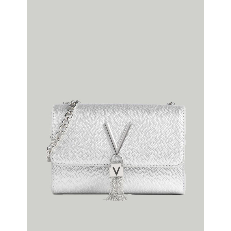 BOLSO VALENTINO BAGS DIVINA VBS1R403G PLATA