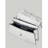 BOLSO KARL LAGERFED K/SIGNATURE 2.0 SP SHB METALLC PLATA