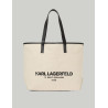 BOLSO KARL LAGERFED RSG CANVAS SHOPPER BEIG