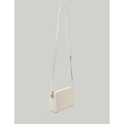 BOLSO CALVIN KLEIN SCULPTED CAMERA BAG DEBOSS BLANCO