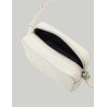 BOLSO CALVIN KLEIN SCULPTED CAMERA BAG DEBOSS BLANCO