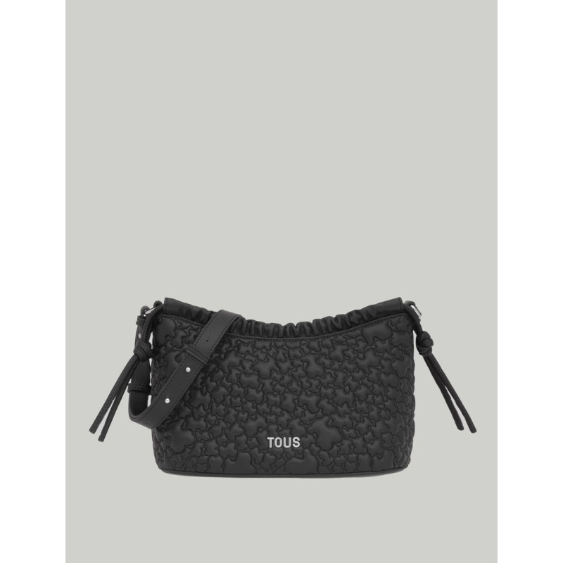 BOLSO TOUS TOUS PUFFY BEAR BANDOLERA M NEGRO