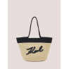 BOLSO MUJER KARL LAGERFELD K/SIGNATURE BEACH BASKET NEGRO
