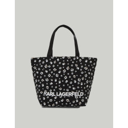 BOLSO KARL LAGERFED K/IKONIK 2.0 CHOUP AOP REVSHOP NEGRO