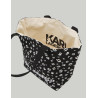 BOLSO KARL LAGERFED K/IKONIK 2.0 CHOUP AOP REVSHOP NEGRO