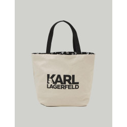 BOLSO KARL LAGERFED K/IKONIK 2.0 CHOUP AOP REVSHOP NEGRO