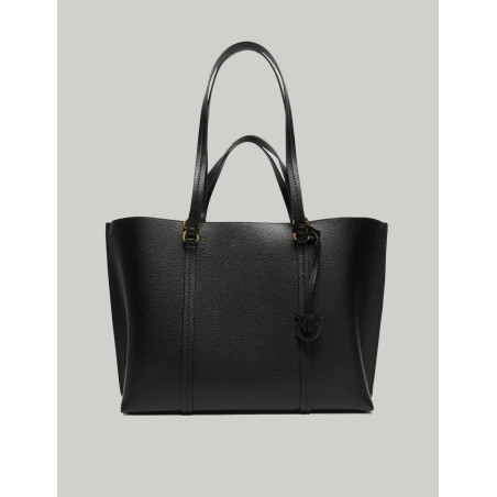 BOLSO PINKO CARRIE SHOPPER NEGRO