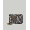 BOLSO KURT GEIGER FABRIC MINI KENSINGTON NEGRO