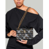 BOLSO KURT GEIGER FABRIC MINI KENSINGTON NEGRO