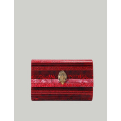 BOLSO KURT GEIGER PARTY EAGLE CLUTCH ROJO